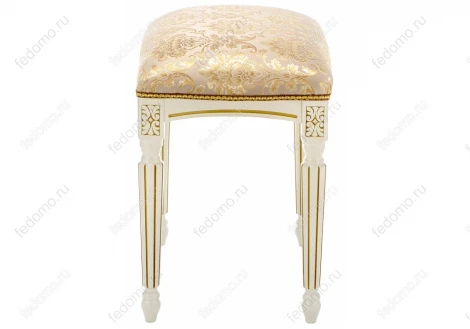 Банкетка Woodville Беттино патина золото / бежевый 309319