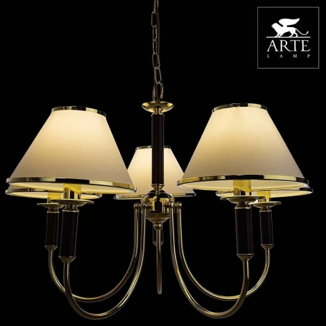Подвесная люстра Arte Lamp Cathrine A3545LM-5GO