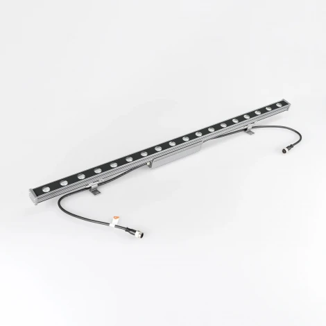 Линейный прожектор LED AR-LINE-1000-18W Warm3000 (GR, 15x60 deg, 230V) (Arlight, IP65 Металл) 041730