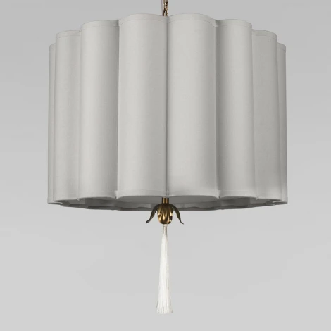 Подвесной светильник Loft It Mellow 10306P Grey linen (220V, на цепи)