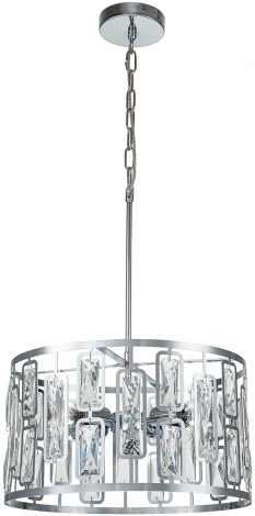 Подвесная люстра Escada Glow 2102/4S Chrome Е27*60W (220V, на цепи, круглые)