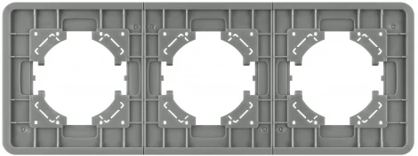 Рамка стеклянная FRM-OMALI-GS-3-GR (Arlight) 049698