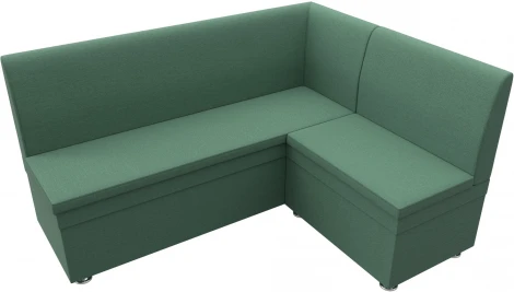 Диван кухонный угловой Уют правый угол (Зеленый/Рогожка) Лига Диванов арт.125825