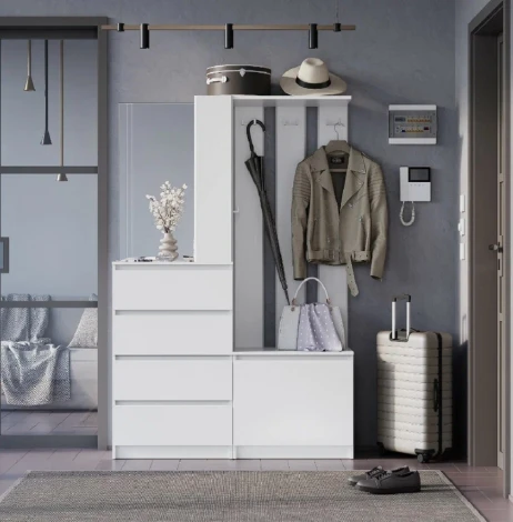 Прихожая БТС Симпл ПР-04, белый