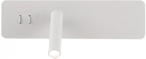 Спот настенный с подсветкой Crystal Lux CLT 215W CLT 215W WH (LED, 220V, выключатель)