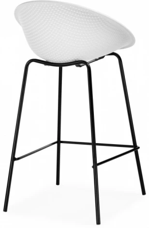 Барный стул Woodville Zeta white / black
