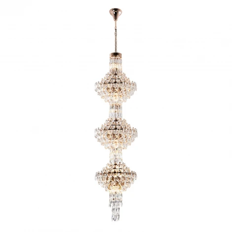 Подвесная люстра хрустальная Modelux MODELUX ML.8861.39P GD