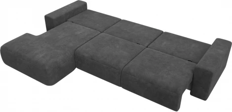 Диван угловой Лига-036 НПБ Классик Лонг левый угол Лига Диванов (Велюр) арт.127785L
