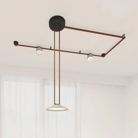 Комплект ременной трековой системы Denkirs Belty Set DK55SET02-01-BR (LED, 48V)