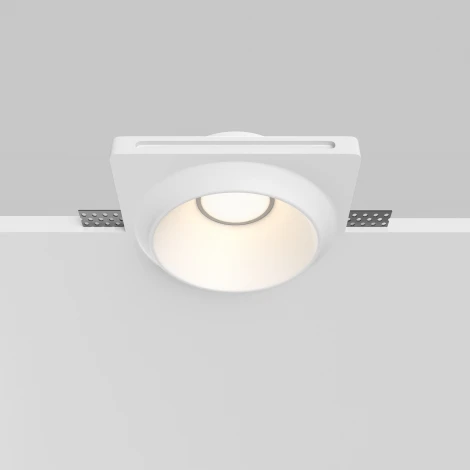 Встраиваемый светильник под гипсокартон Maytoni Gyps Modern DL124-GU10-01-TRS-W (220V, круглые)