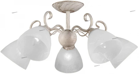 IDLamp Olsa 278/5PF-Whitepatina