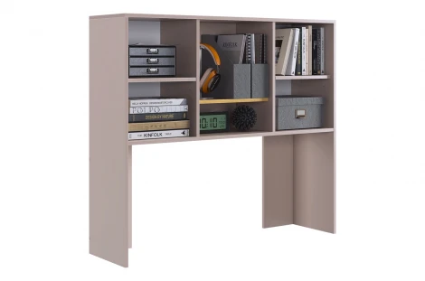 Лайт-2 Надстройка стола компьютерного 1200 Mebelson (ЛДСП/Дуб крафт золотой,Бежевый) арт.NKL02S1.2.3369