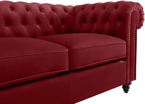 Диван Chester Classic ОГОГО (арт.665424), (Ткань/Бордовый)