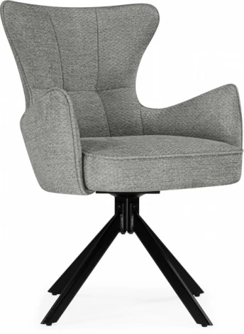 Стул на металлокаркасе Woodville Atlanta gray / black крутящийся арт.15832