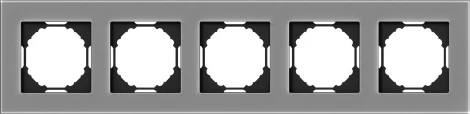 Рамка 5-я, Natural дымчатое стекло Donel A07 DEN215SG