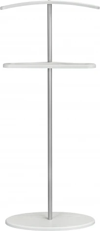 Вешалка костюмная Дэви 3 металлик/белый от фабрики Mebelik