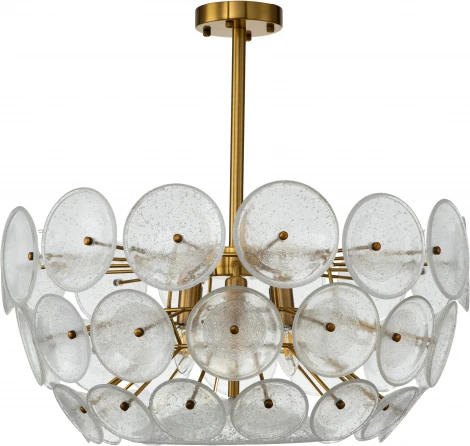 Люстра потолочная на штанге Soffio V000018 (12020/6R Gold) (220V)