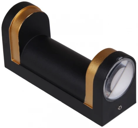 Архитектурная подсветка светодиодная Reluce 86814-9.2-002TL COB2*3W BK+GD (220V, IP44)