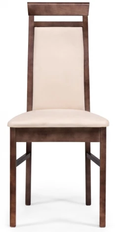 Деревянный стул Woodville Амиата бежевый / орех 528937