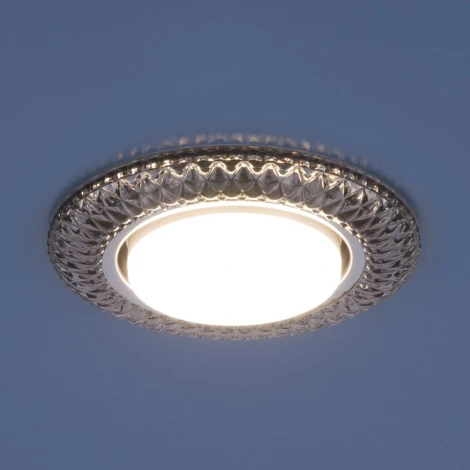 Встраиваемый точечный светильник Elektrostandard 3020 GX53 SB дымчатый