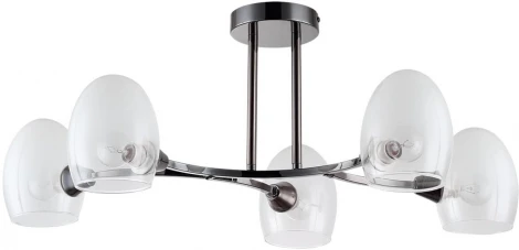 Потолочная люстра на штанге Lumion Kendall 6513/5C черный E14 5*40W 220V