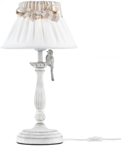 Интерьерная настольная лампа Maytoni Bird ARM013-11-W (220V)