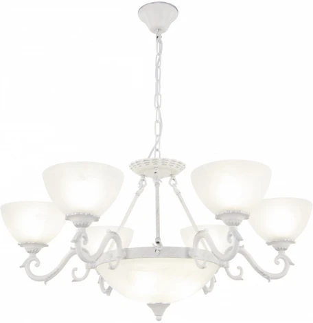 Подвесная люстра Arte Milano AM340518 340518/6-3 WT+SL (220V, на цепи)