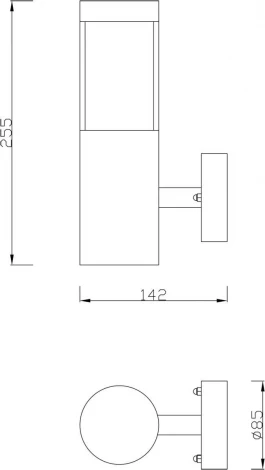Настенный светильник уличный Deko-Light Porrima 731107 (220V, IP44)
