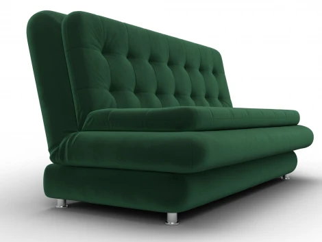 Диван-книжка Лига-123 (Металл,ЛДСП,Брус,Доска,Велюр/Зеленый) Лига Диванов 137617