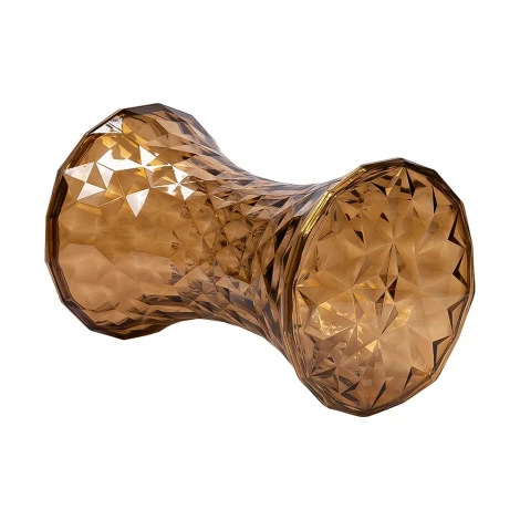 Стул-пуф Stone прозрачный янтарный Bradex Home FR 1081