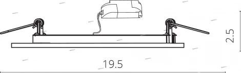 Встраиваемый точечный светильник Arte Lamp Vega A7516PL-2WH