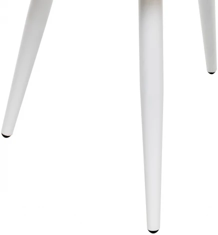 Стул с подлокотниками Вайд, каркас Белый, велюр Темно-зеленый 2500000185748 Leset