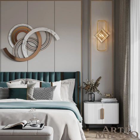 Настенный светильник Arte Milano 1852B.D280.H630.E14.2 G (220V)