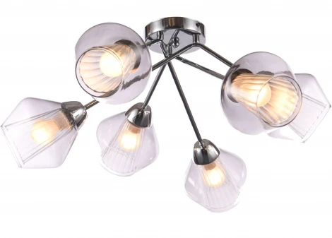 Люстра потолочная Campanula 674/6PL E27*60W Chrome