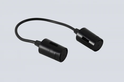 Крепление подвесное с двойным фиксатором для гибкой магнитной системы Crystal Lux Trace 48V CLT 0.217 04 BL