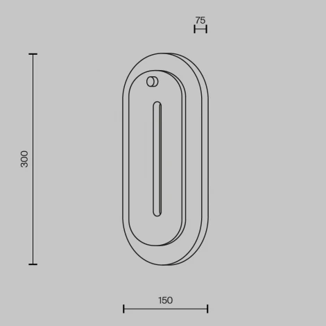 Настенный светильник светодиодный Maytoni Ventana MOD523WL-L15BG3K1