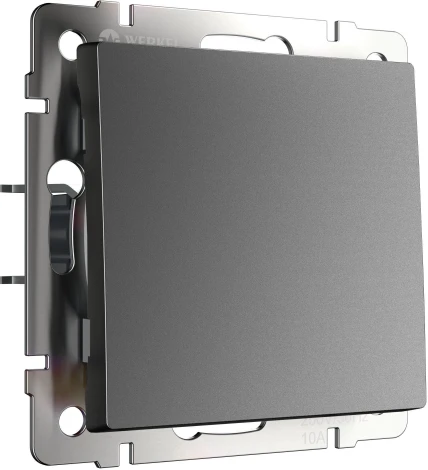Выключатель одноклавишный (графит матовый) Werkel W1110064 (a063095)