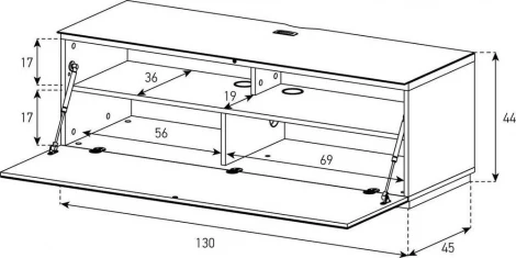 Тумба под телевизор Sonorous ST 130F