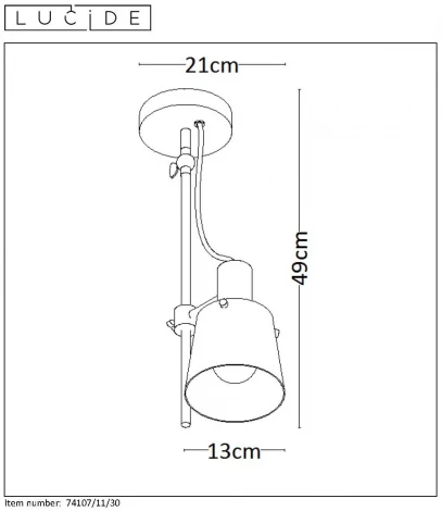 Спот на штанге Quinny 74107/11/30 (220V)