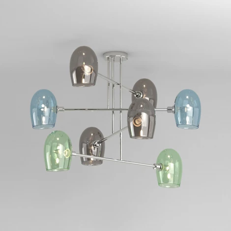 Потолочная люстра на штанге Eurosvet Gardie 70141/8 хром (220V)