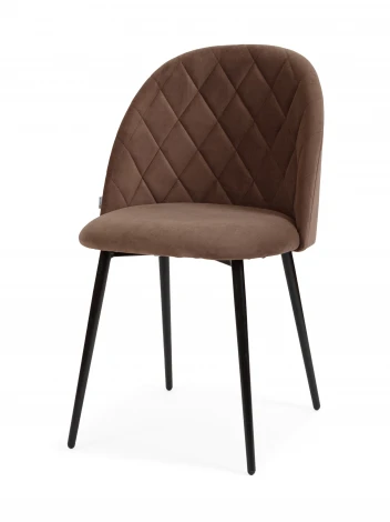 Стул MyFar Джозефина коричневый велюр MF1030-1
