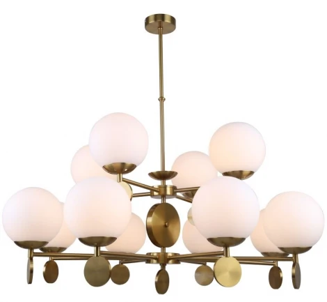 Потолочная люстра ярусная на штанге Stilfort Marsela 2141/05/12P (220V, шарики)