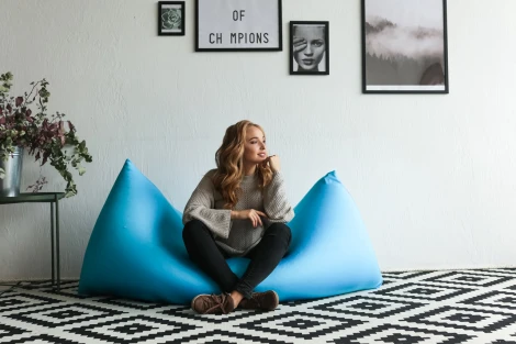 Подушка Dreambag FLEXY Голубая (Классический) 251370101