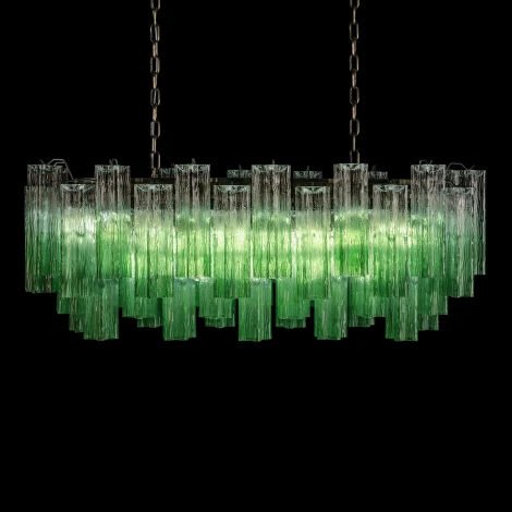 Подвесная люстар Loft It Murano 10580/1000R Clear green