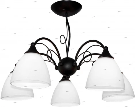 IDLamp Elettra 881/5PF-Argentoscuro