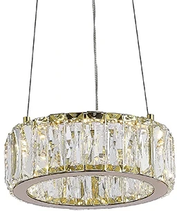 Подвесной светильник хрустальный светодиодный Newport 8240 8240/20 gold (220V, на тросе)