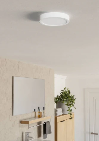 Настенно-потолочный светильник с регулировкой цветовой температуры Eglo Fueva 6 901332 7,5W(LED) 2700K, 4000K, 6500K, пластик, белый, белый