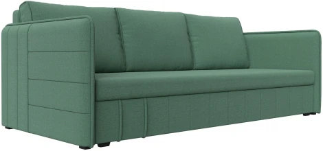 Диван прямой Слим (Зеленый/Рогожка) Лига Диванов арт.121146