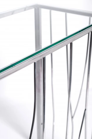 Консольный стол AllConsoles 1021-CS clear серебряный