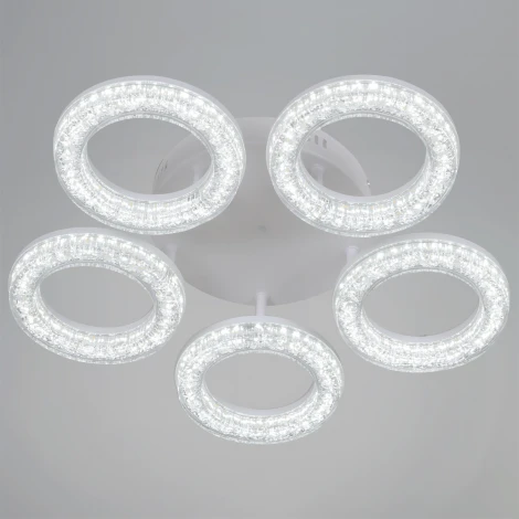 Потолочная люстра светодиодная на штанге с регулировкой цветовой температуры, яркости и ночным режимом Reluce 19290-0.3-05 WH